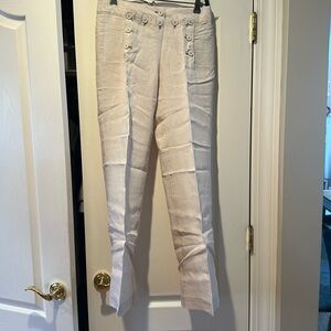 JCrew Linen pants Size 2